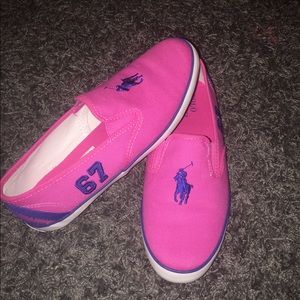 Canvas upper Ralph Lauren Polo shoes